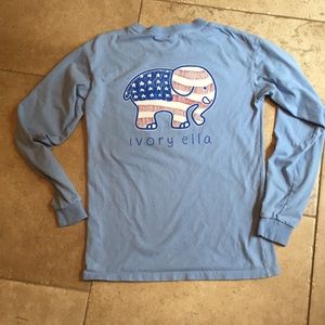🐘🇺🇸🐘 Long sleeve patriotic tee 🐘🇺🇸🐘